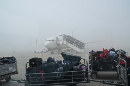 Konyada ulaşıma sis engeli