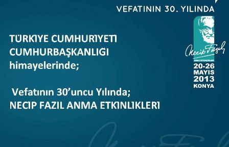 Necip Fazıl, vefatının 30. yılında anılıyor