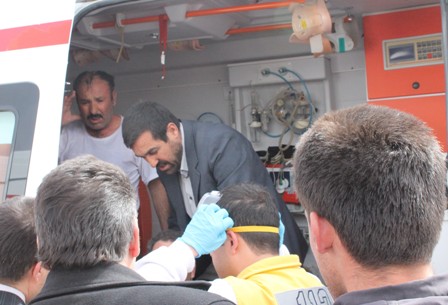 Kuvvetli lodos fuarın çadırını yıktı 1