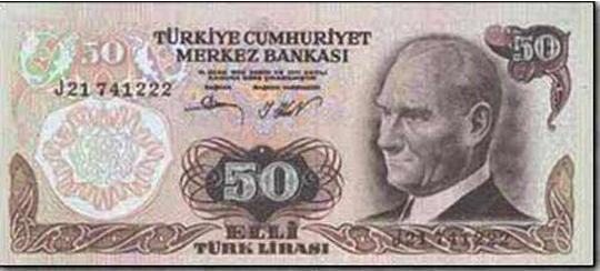 Dünden bugüne Türk Lirası 25