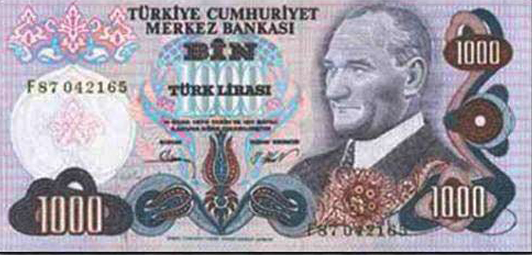 Dünden bugüne Türk Lirası 31