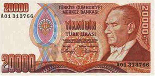 Dünden bugüne Türk Lirası 39