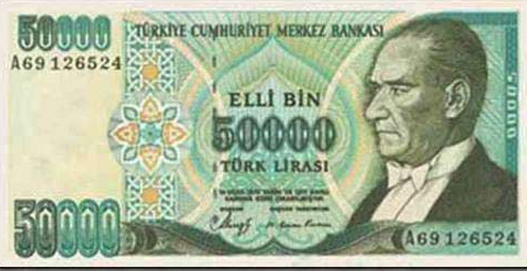 Dünden bugüne Türk Lirası 40