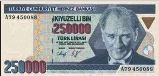 Dünden bugüne Türk Lirası 41