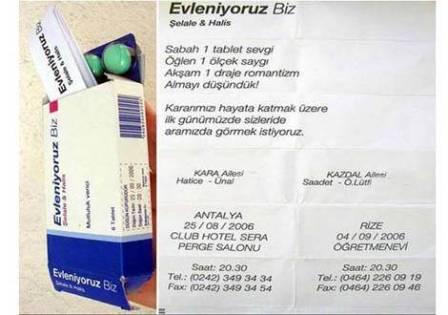 Düğün davetiyeleri