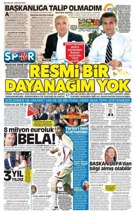 Gazetelerin spor manşetleri (29 Mayıs 2013) 1