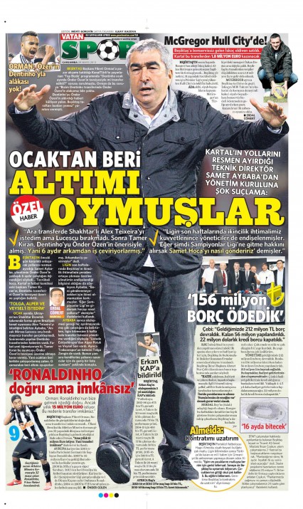 Gazetelerin spor manşetleri (29 Mayıs 2013) 16