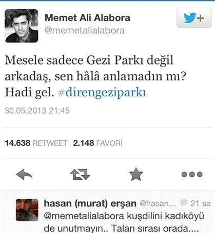 Gezi Parkı Tweetleri 1