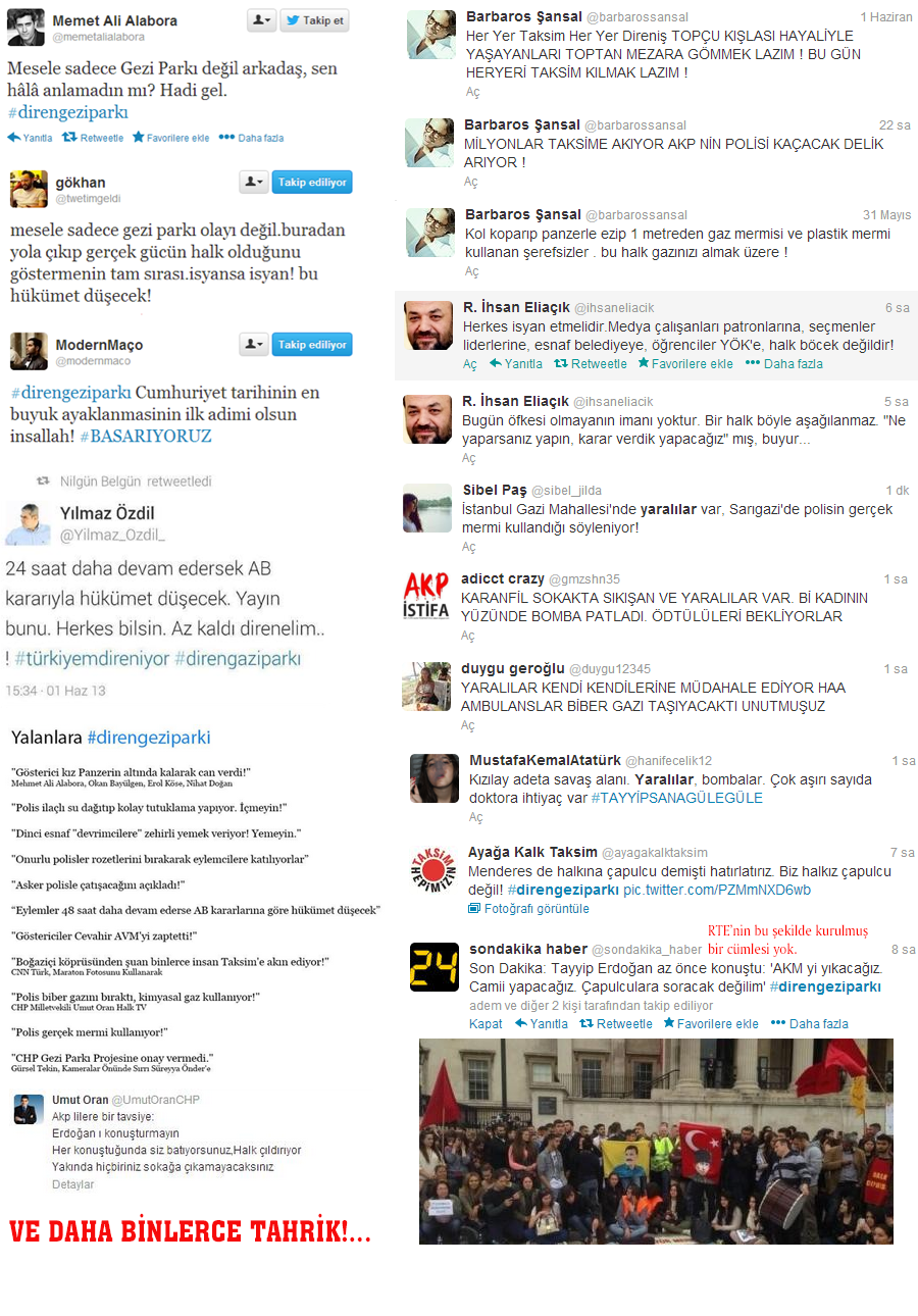 Gezi Parkı Tweetleri 30