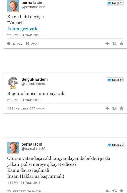 Gezi Parkı Tweetleri 36