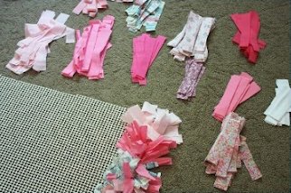 Eski tshirtlerden halı yapımı 1