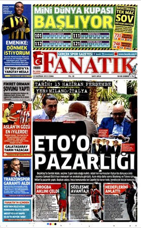 Spor gazetelerinin manşetleri 2