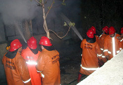 Beyşehir’deki yangın korkuttu