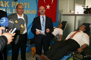 Van'a kan bağışı desteği