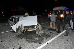 Seydişehir'de trafik kazası: 2 Yaralı