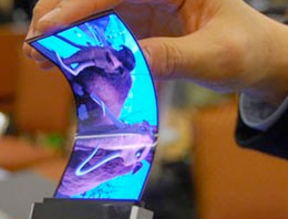 Ekranı bükülebilen telefon geliyor