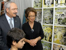 Kılıçdaroğlu'nu güldüren Baykal karikatürü