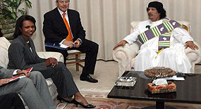 Rice, Kaddafi'nin aşkını yorumladı