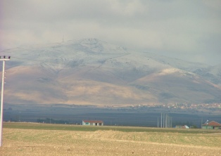 Kulu'da yılın ilk karı düştü