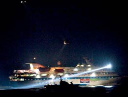 Gazze açıklarında korkutan saatler