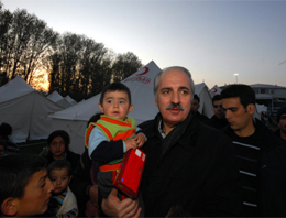 Kurtulmuş'tan depremzedeye burs!