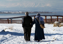 Beyşehir Gölü buz tuttu