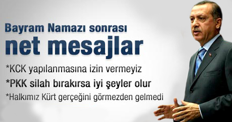 Erdoğan'ın Bayram Namazı sonrası açıklamaları