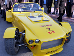 Borla çalışan otomobil test edildi