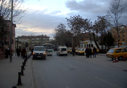 Hastane caddesi engelli koşu parkuru