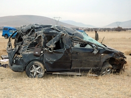 Trafik kazası: 3 ölü, 2 yaralı