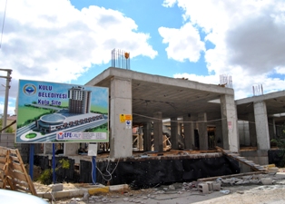Kulu Site İş Merkezi inşaatı devam ediyor