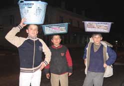 Bunlar da gece simitçileri!