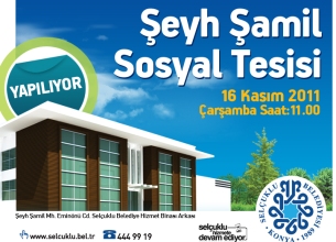 Şeyh Şamil sosyal tesisinin temeli atılıyor
