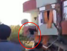 Deprem paniğiyle camdan atladı