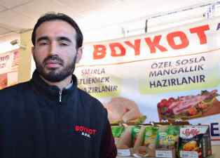 Bu markette boykot var