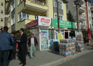 Akşehir'de market soyuldu