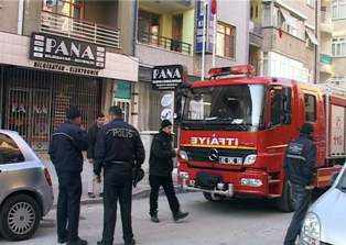 Kız öğrenci yurdunda yangın paniği