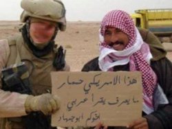 ABD askeriyle dalga geçti