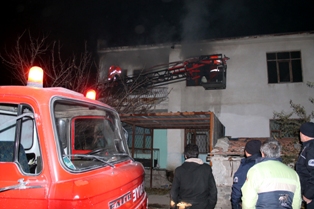 Ereğli'de ev yangını