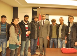 Başkan Kalaycı, Şırnaklı öğrencileri ağırladı