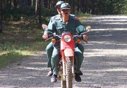 Motorize ekipler görev başında