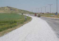 Bölünmüş yola bir milyon YTL ödenek