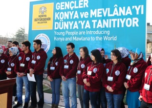 Gençler Konya'yı tanıtıyor