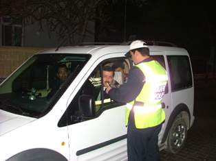 Kulu'da trafik denetimleri sürüyor