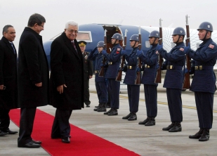 Filistin Lideri Abbas Konya'ya geldi