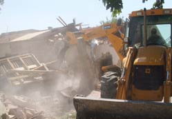 Ereğli’deki fuhuş evi yıkıldı