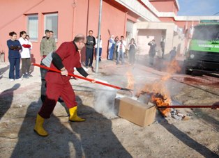 Sarayönü Devlet Hastanesi'nde tatbikat yapıldı