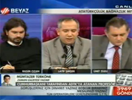 Türköne yayını terk etti ortalık karıştı