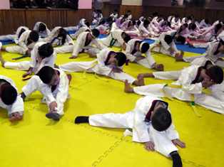 Beyşehir'de en minik tekvandocular