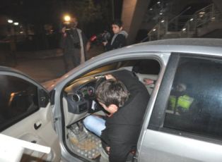 Sürücünün oyununu polis bozdu